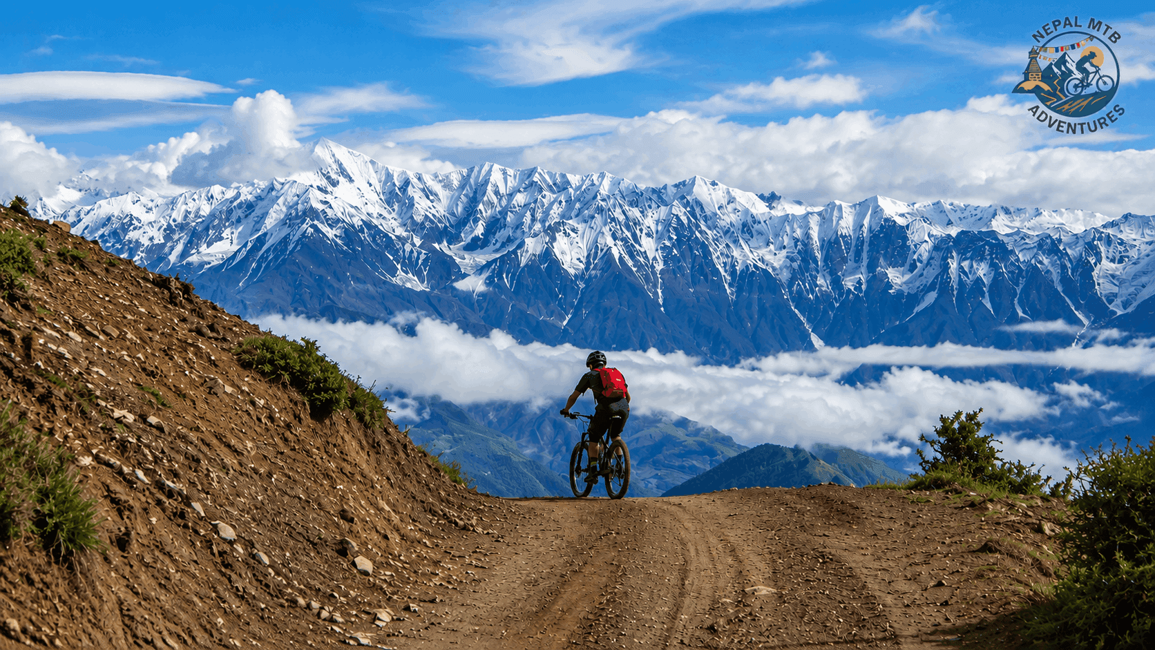 Mountain bike tour through the Himalayas