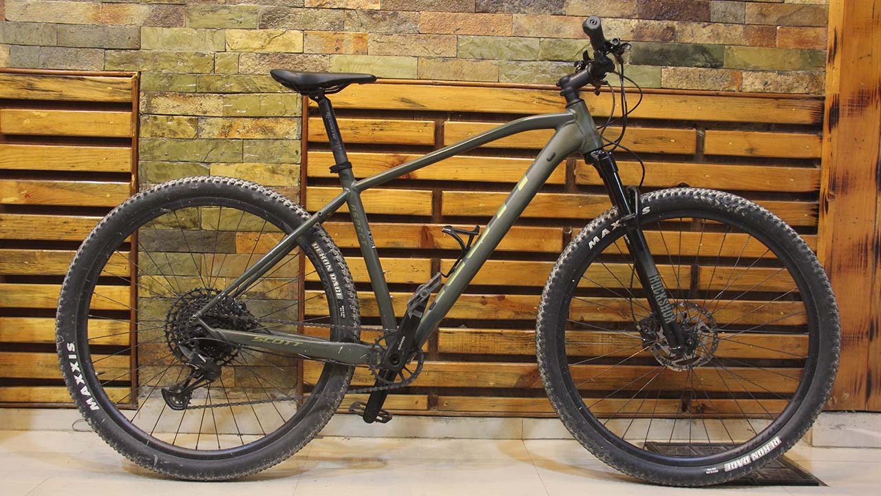 Scott Aspect 910 mountain bike for rental in Pokhara.