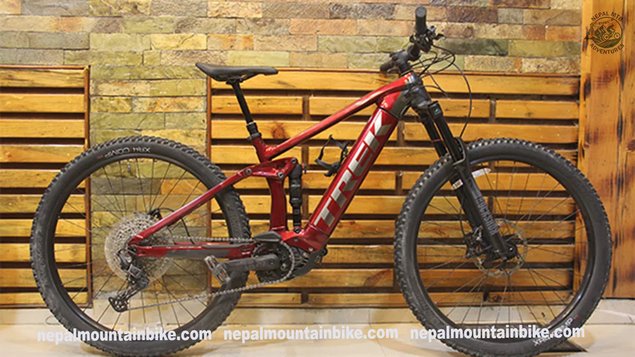 Trek Rail 5 Electric Mountain Bike for rent in Nepal - Bosch 85Nm motor.