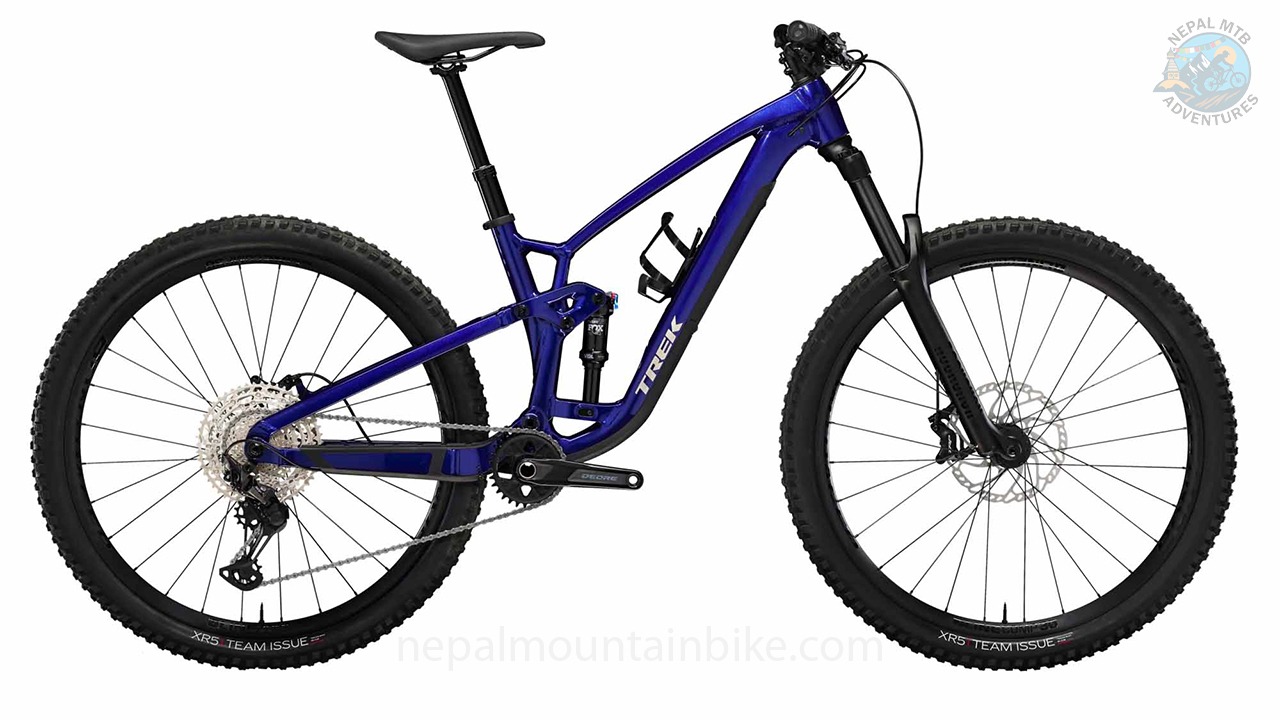 Trek Fuel EX 7 mountain bike rental in Pokhara, Nepal at Nepal MTB Adventures.